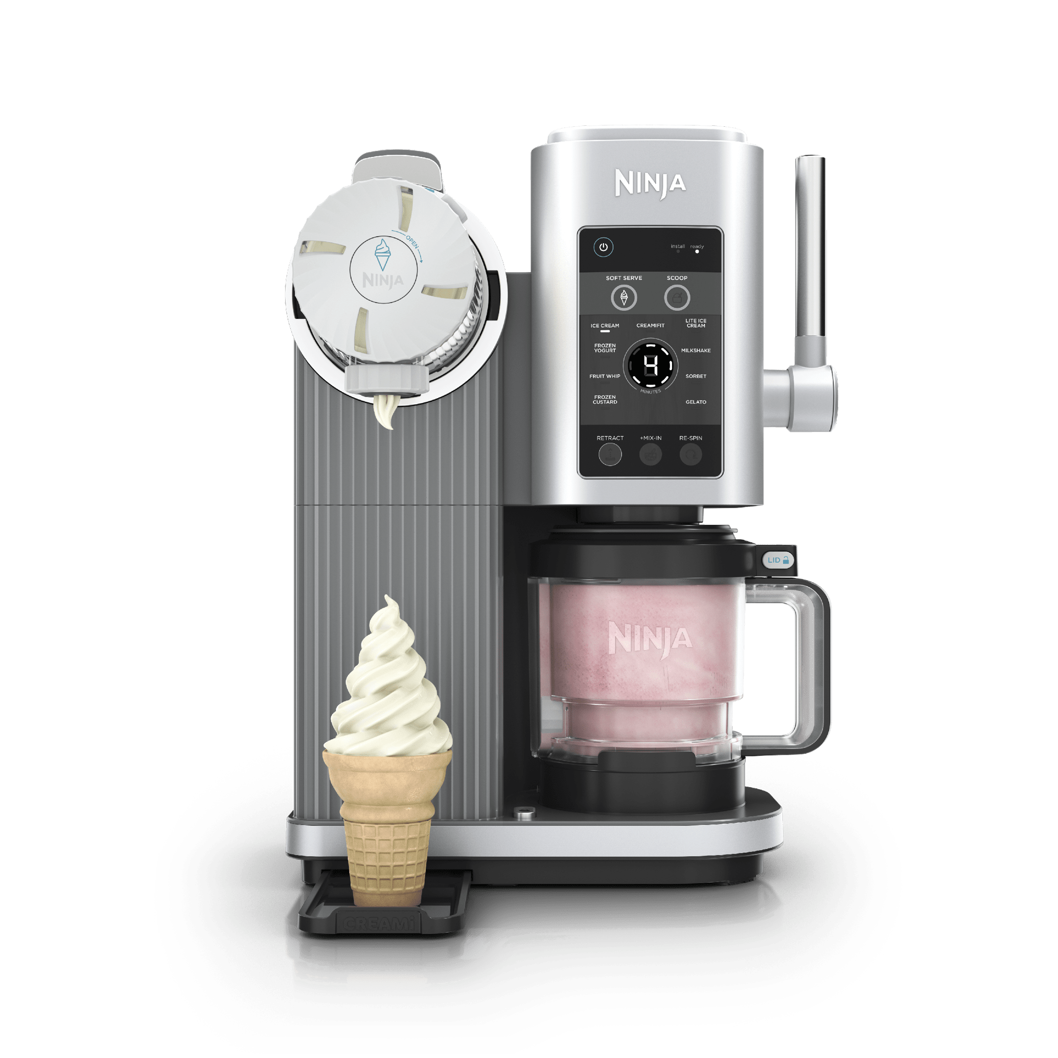 Ninja® CREAMi® Scoop & Swirl 13-in-1 Ice Cream and Soft Serve Maker