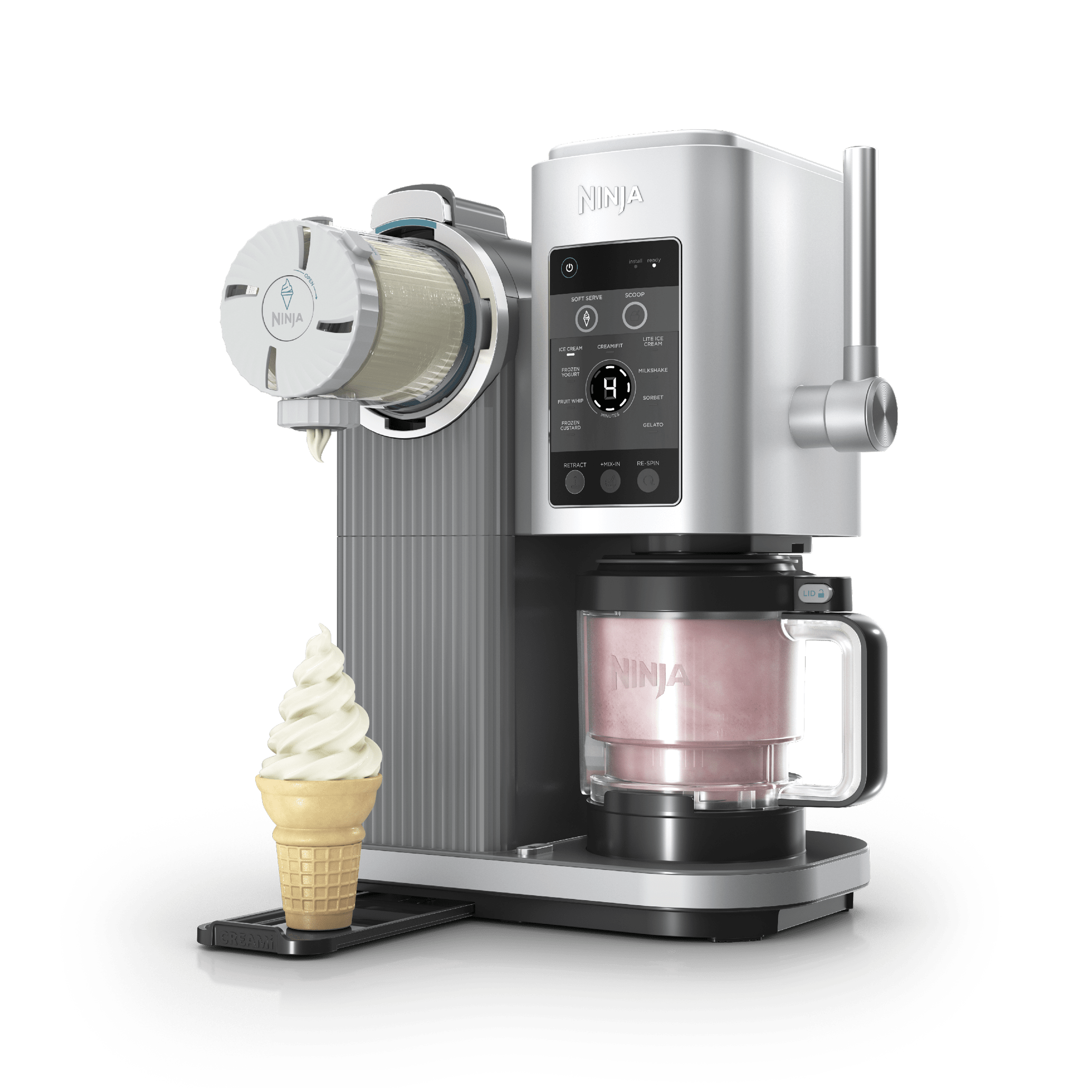 Ninja® CREAMi® Scoop & Swirl 13-in-1 Ice Cream and Soft Serve Maker